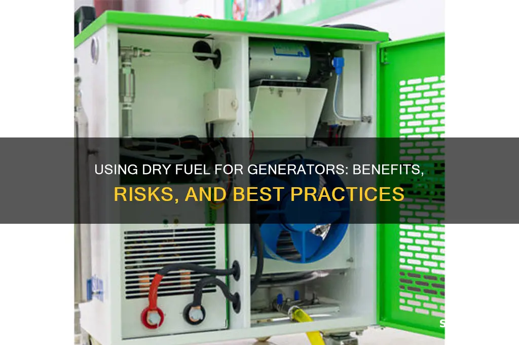 can you use dry fuel for the generator
