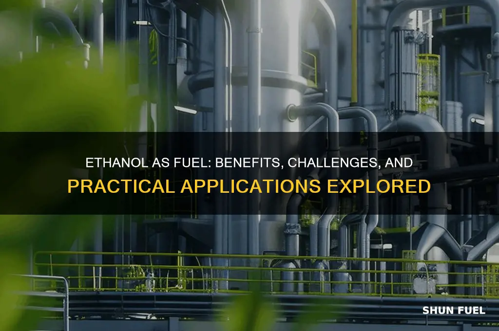 can you use ethanol as fuel