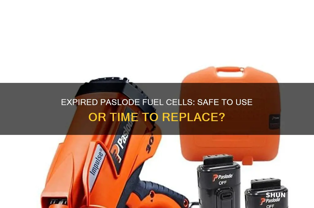can you use expired paslode fuel cell