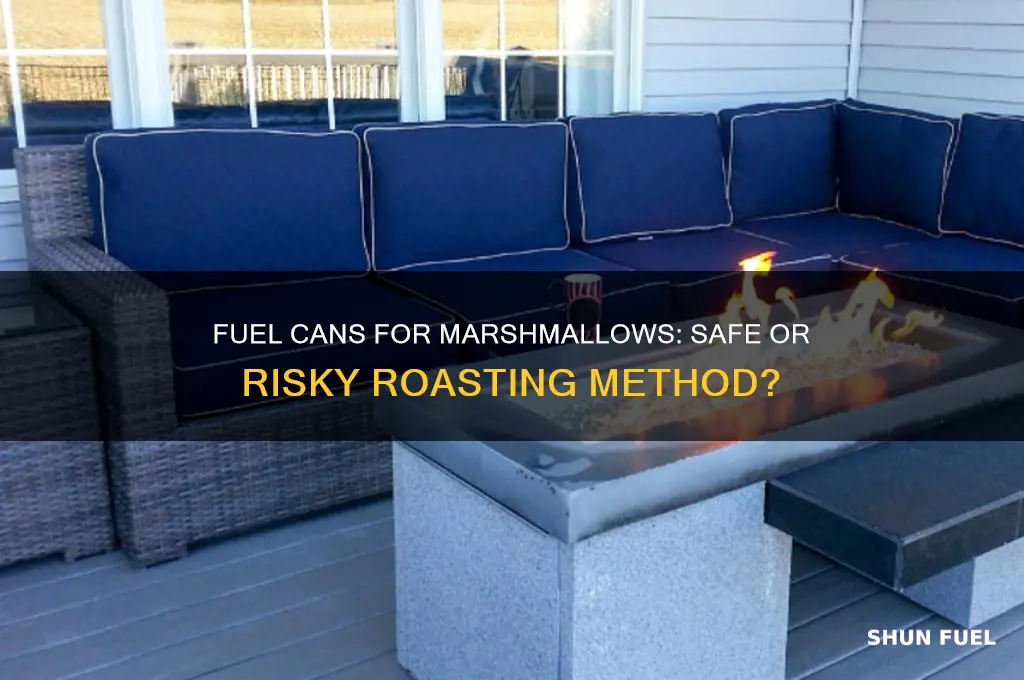 can you use fuel cans for roasting marshmallows