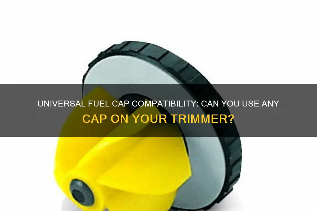 can you use fuel cap on any trimmer