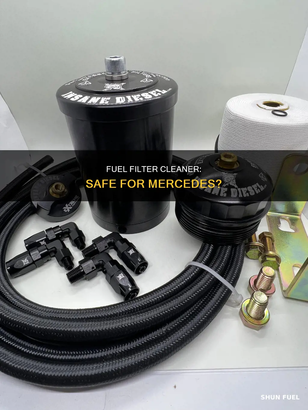 can you use fuel filter cleaner in a mercedes