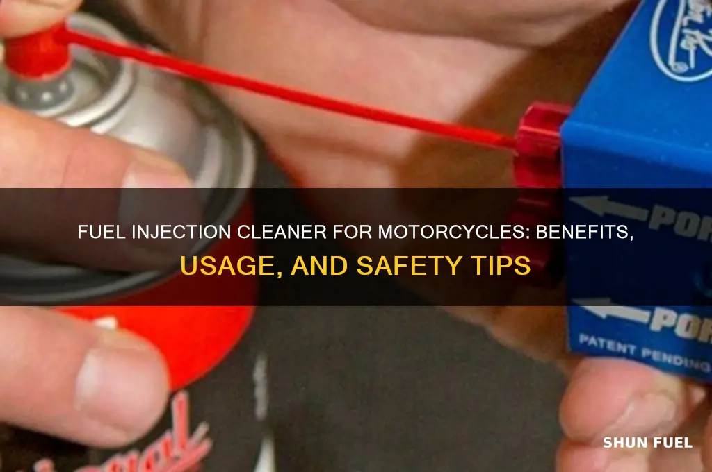can you use fuel injection cleaner on a motorcycle