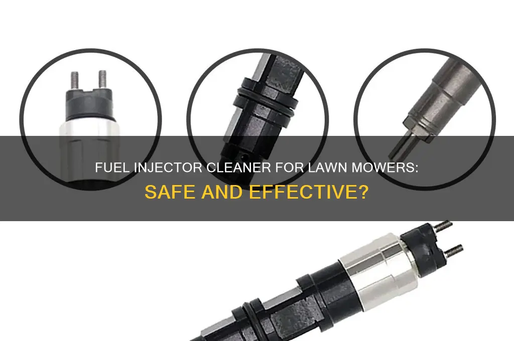can you use fuel injector cleaner in a lawn mower