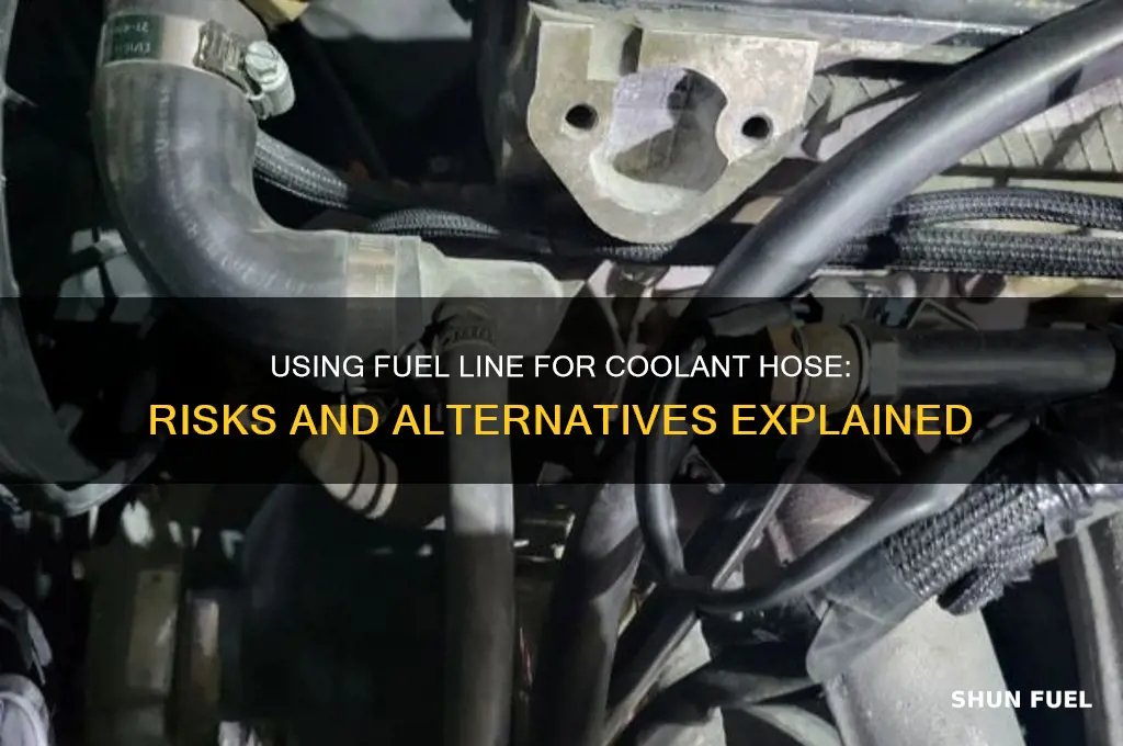 can you use fuel line for coolant hose