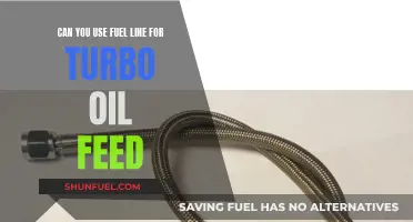 Fuel Line for Turbo Oil Feed: Is It Safe?