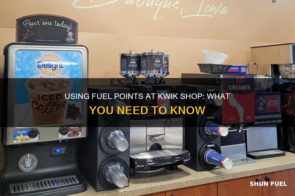 can you use fuel points at kwik shop