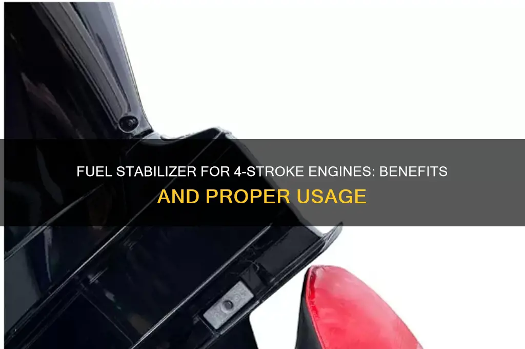 can you use fuel stabilizer for a 4 stroke moyor
