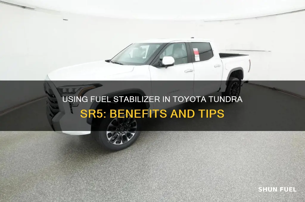 can you use fuel stabilizer in toyota tundra sr5