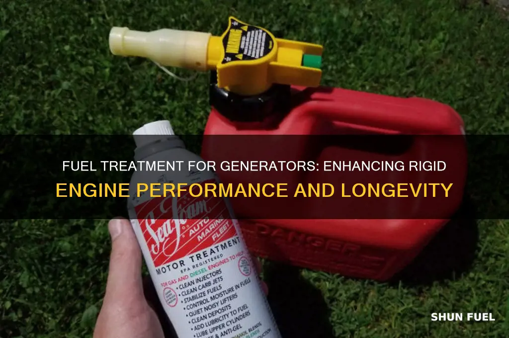 can you use fuel treatment on a generator rigid
