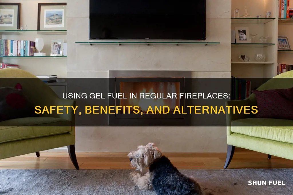 can you use gel fuel in a regular fireplace