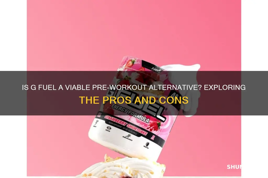 can you use gfuel as pre workout