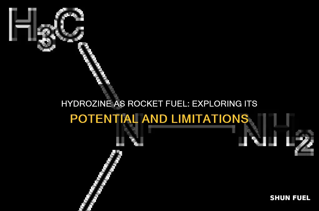 can you use hydrozine as rocket fuel