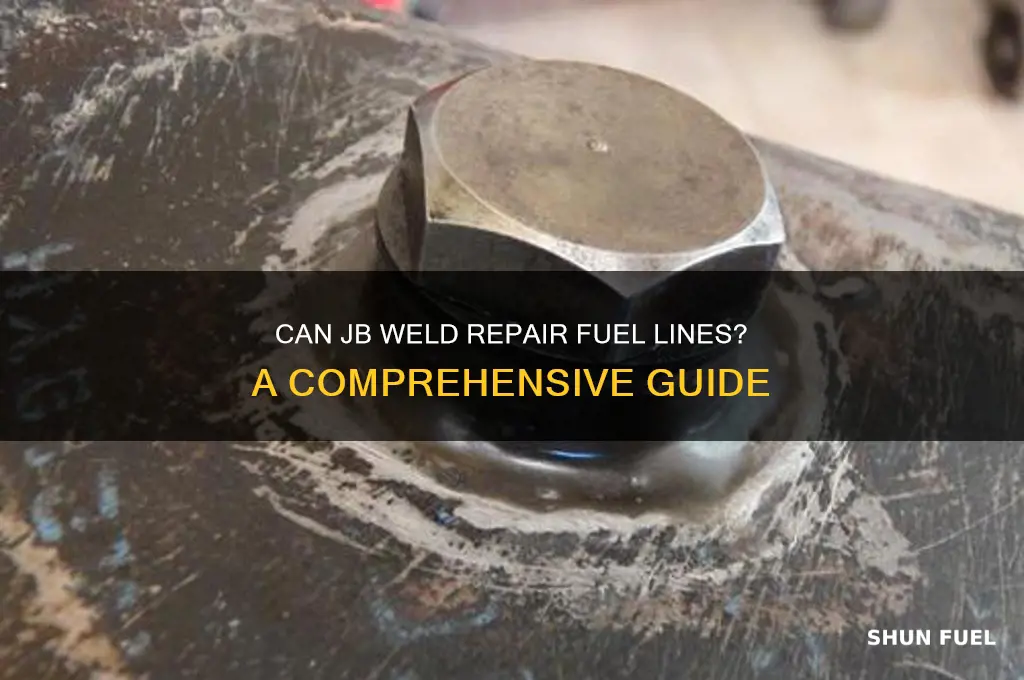can you use jb weld on fuel line
