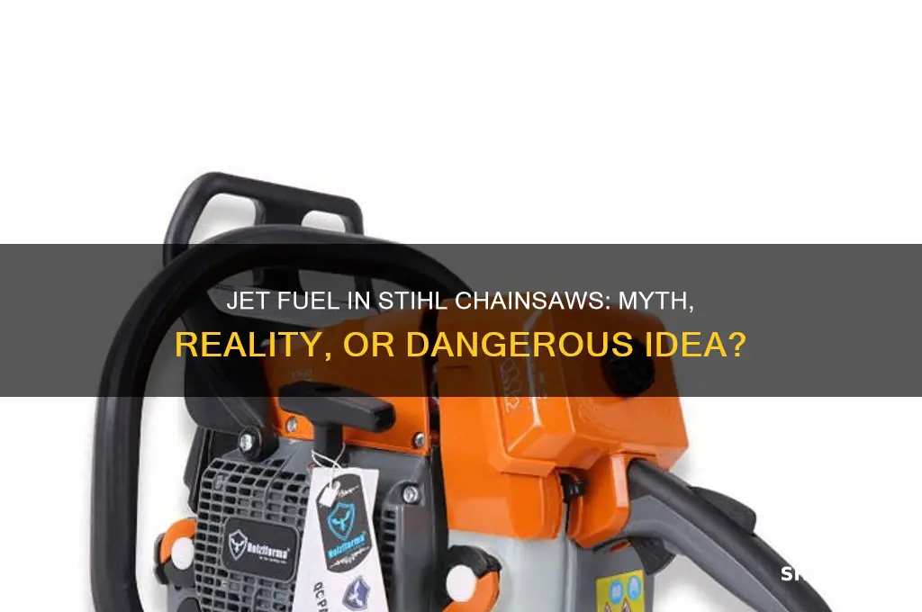 can you use jet fuel in a stihl chainsaw