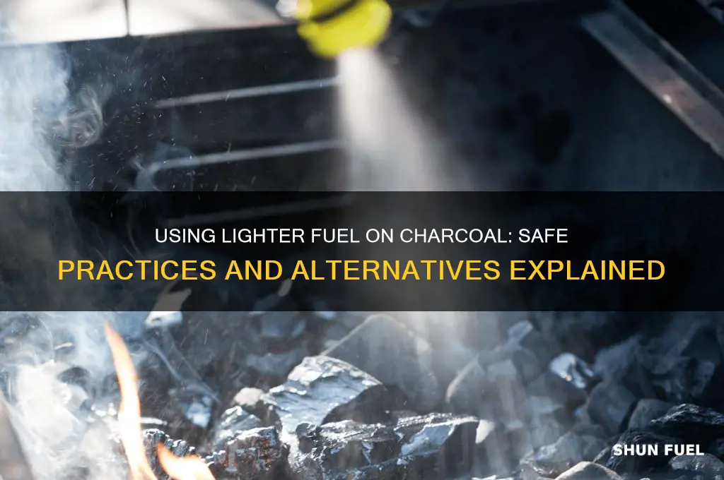 can you use lighter fuel on charcoal