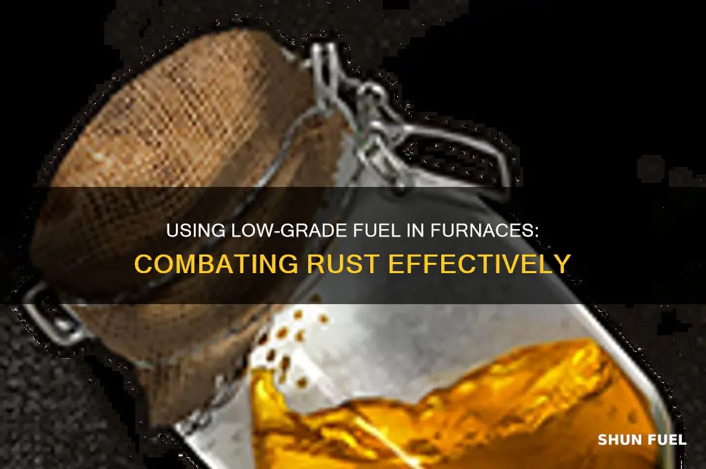can you use low grade fuel to furnace rust