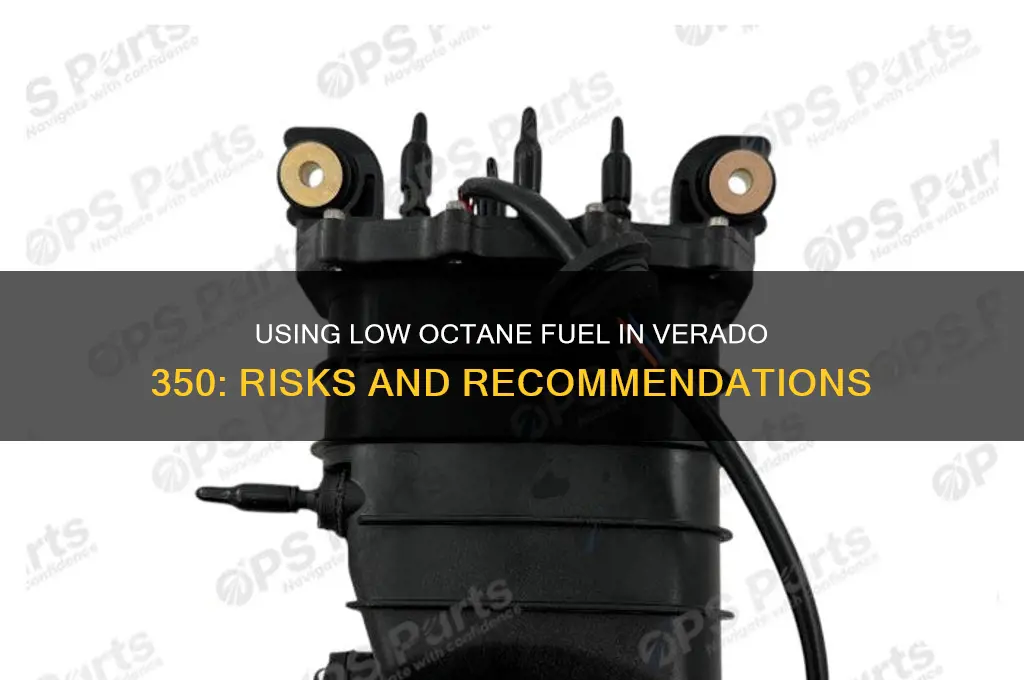 can you use low octane fuel in verado 350