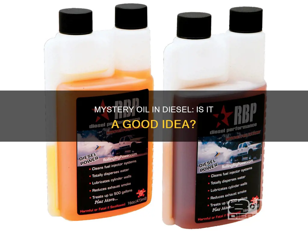 can you use marvel mystery oil in diesel fuel