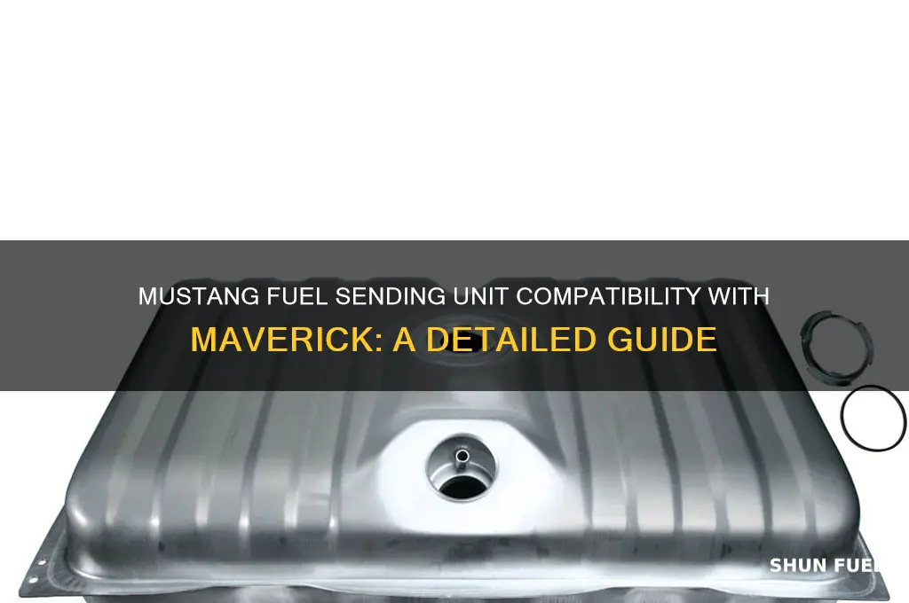 can you use mustang fuel sending unit in a maverick