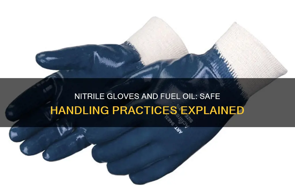 can you use nitrile for fuel oil