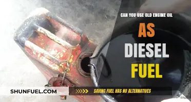 Using Old Engine Oil as Diesel Fuel: Risks and Alternatives