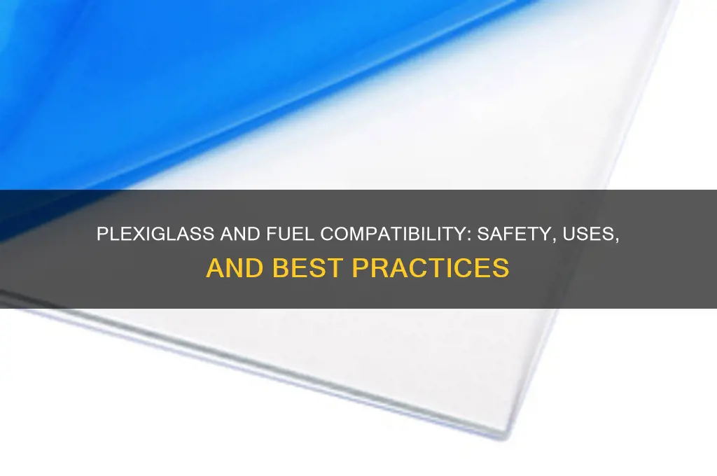 can you use plexiglass with fuel