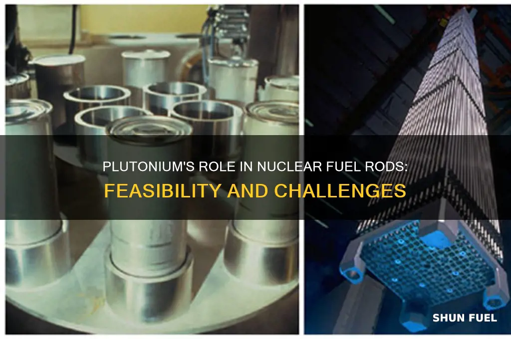 can you use plutonium for nuclear fuel rods