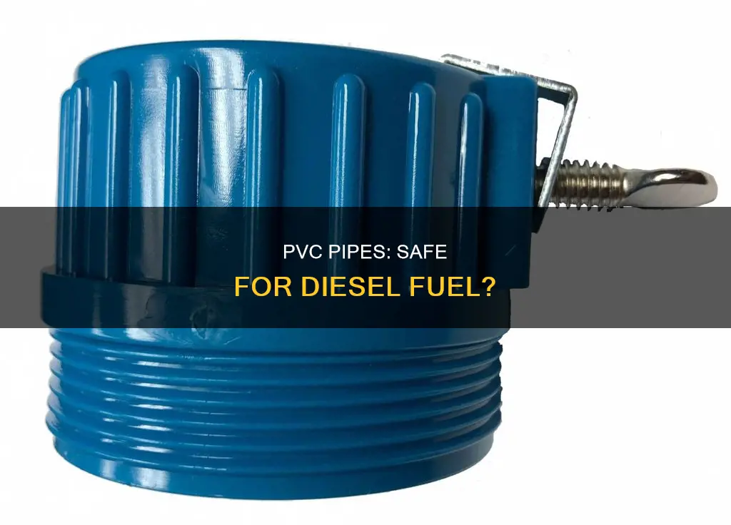 can you use pvc pipe for diesel fuel