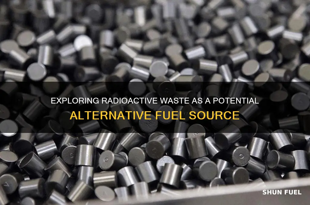 can you use radiocative waste as a fuel source