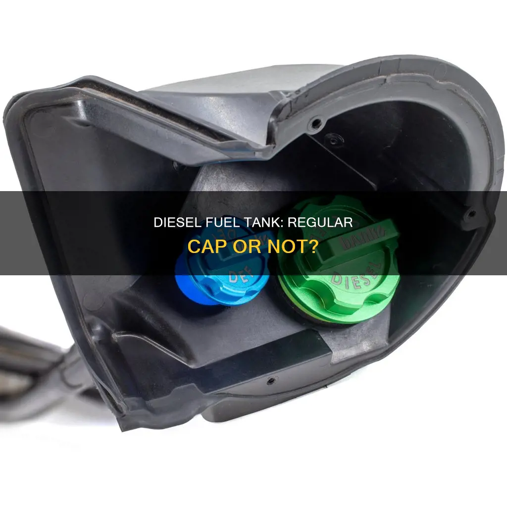 can you use regular fuel cap for diesel fuel tank
