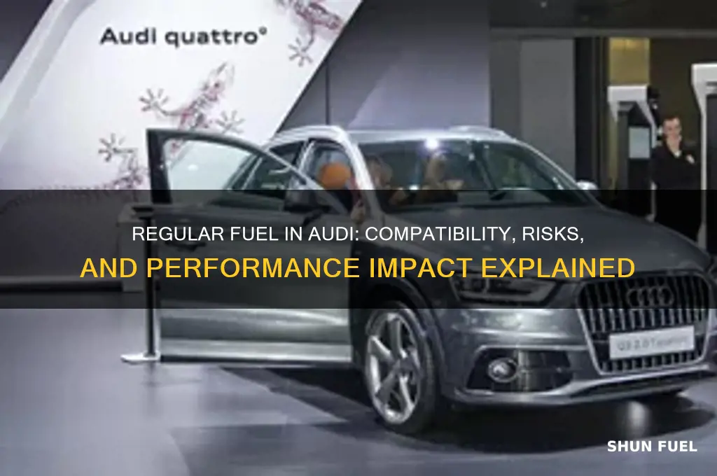 can you use regular fuel in a audi