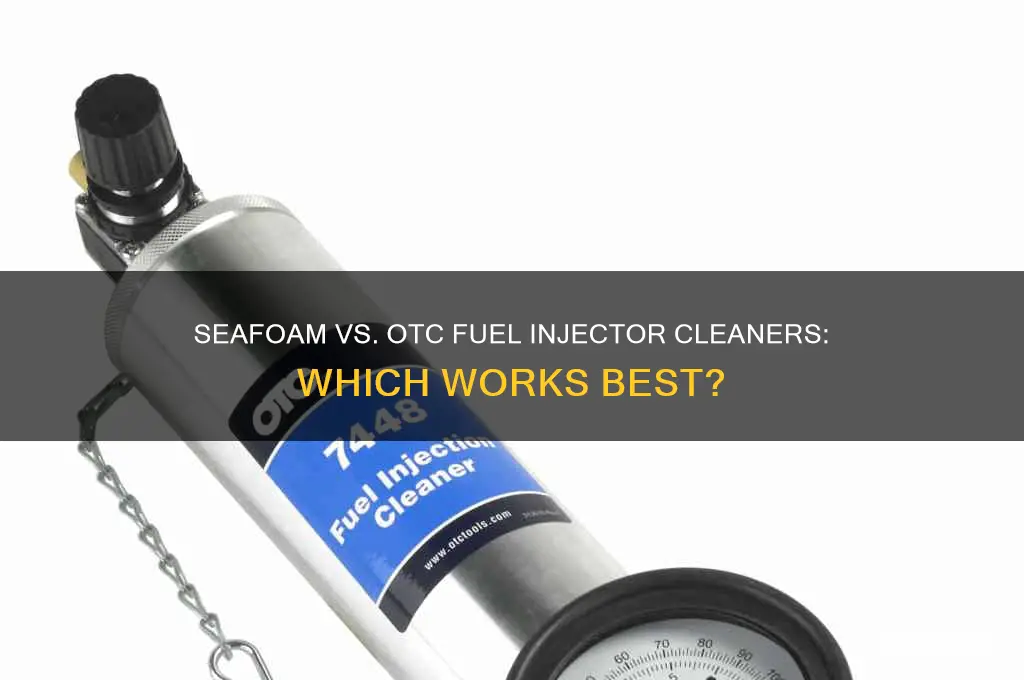 can you use seafoam in a otc fuel injector cleaner
