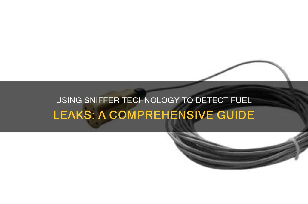can you use sniffer to test for fuel leaks