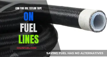 Teflon Tape on Fuel Lines: A Safe Bet?