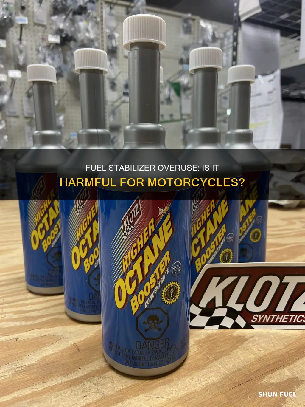 can you use to much fuel stabilizer in motorcycle