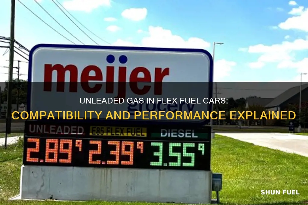 can you use unleaded gas in a flex fuel car