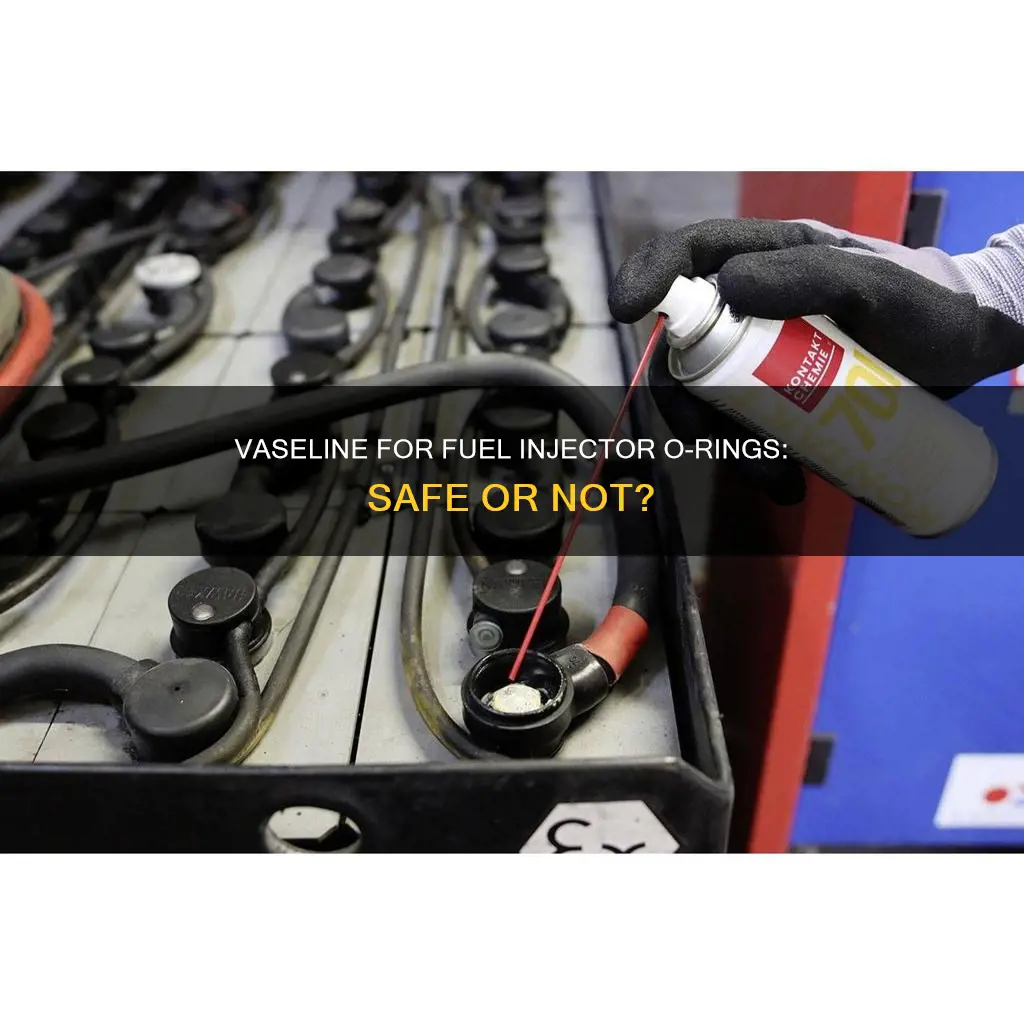 can you use vaseline on fuel injector o-rings