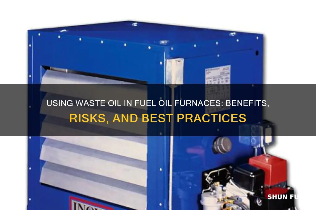 can you use waste oil in a fuel oil furnace