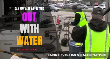 Washing Fuel Tanks: Water Safe?