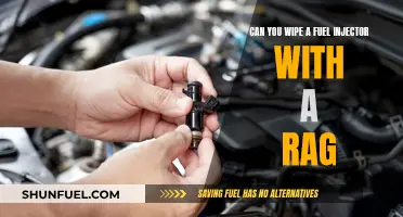 How to Clean Fuel Injectors: Rag Wipe Method