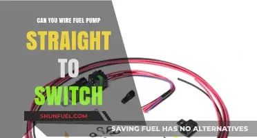 Wiring Fuel Pump Directly to Switch: Risks, Benefits, and Best Practices