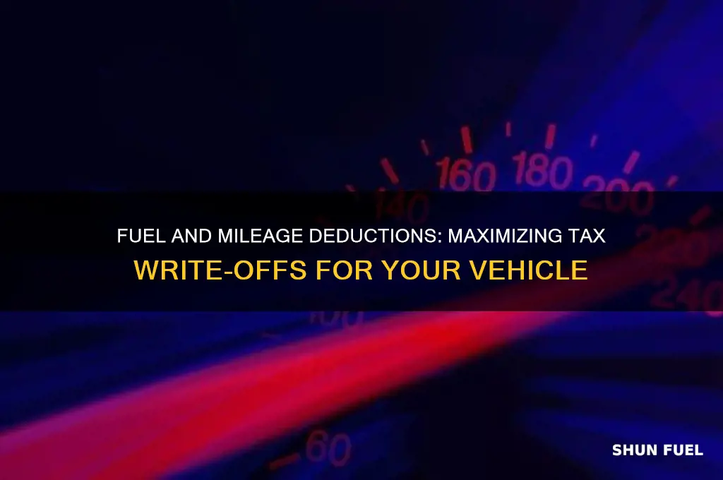 can you write off fuel and mileage