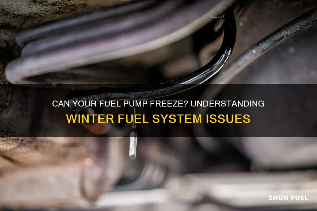 can your fuel pump freeze
