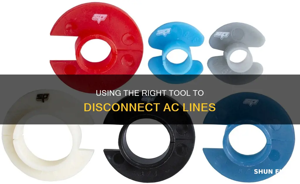 can ypu disconnect ac line with fuel disconnect tool