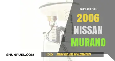 Troubleshooting Fuel Issues in a 2006 Nissan Murano