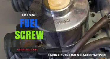Troubleshooting Fuel Screw Adjustment: Common Issues and Solutions Explained