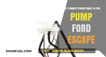 Ford Escape Fuel Pump Power Cable Connection Troubleshooting Guide