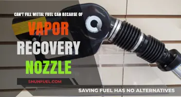Vapor Recovery Nozzle Blocking Your Metal Fuel Can? Here's Why