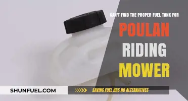 Finding the Right Fuel Tank for Your Poulan Riding Mower